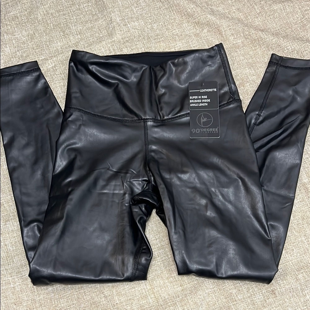 90 Degree By Reflex Black Leggings